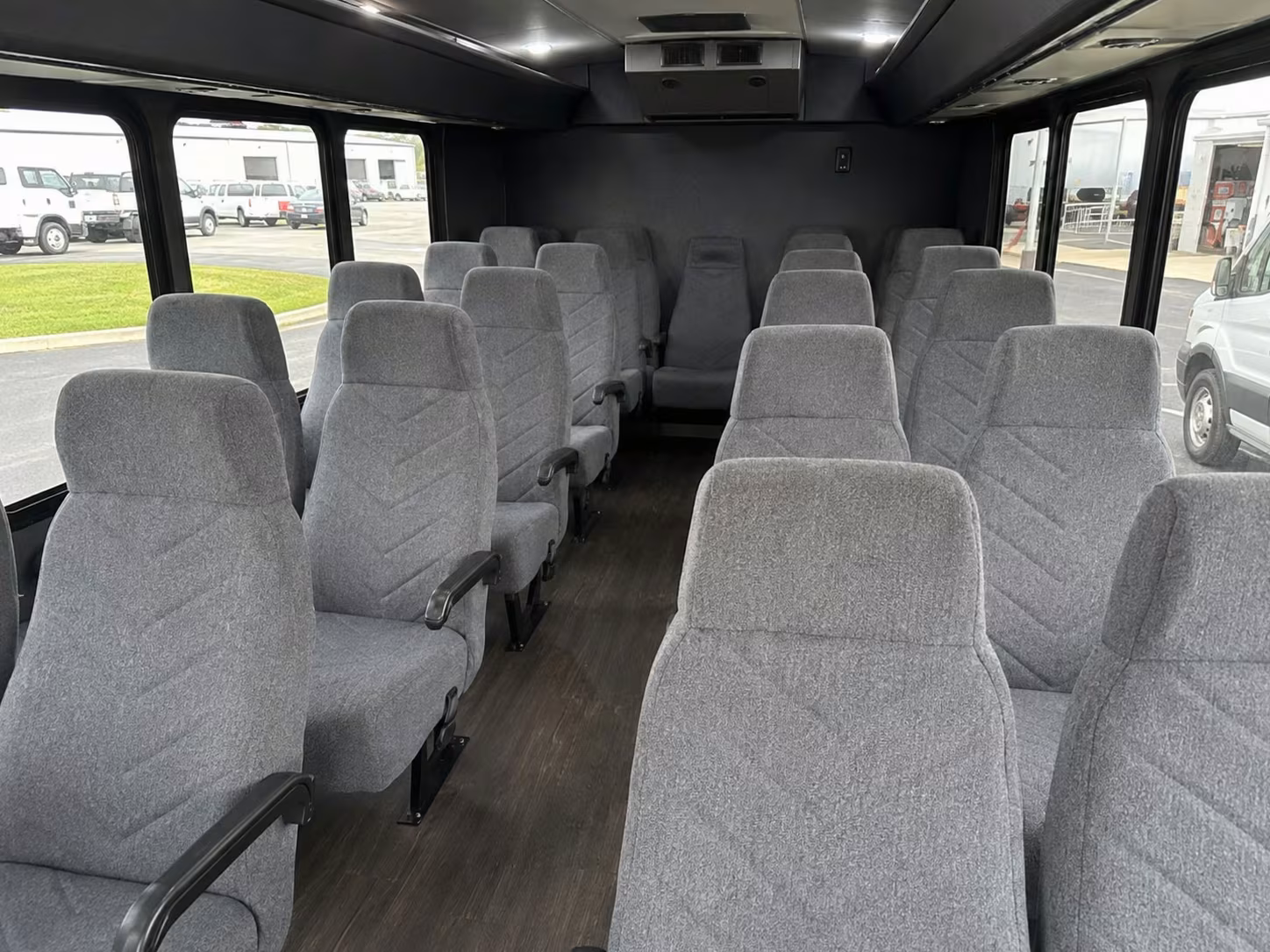 15 passenger minibus interior