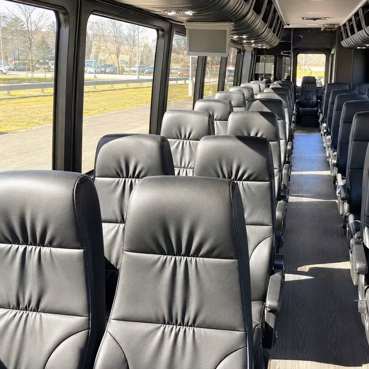 25 passenger minibus interior
