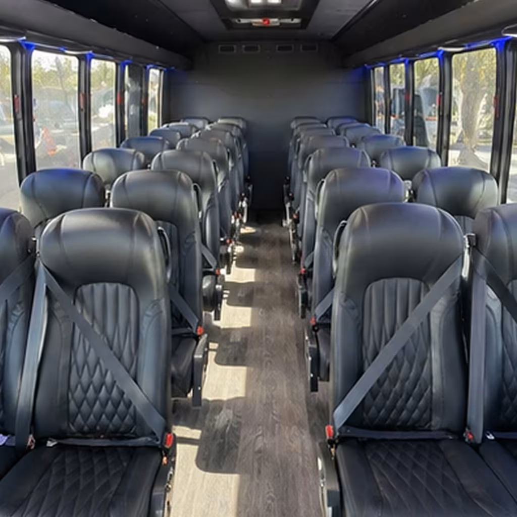 35 passenger minibus interior
