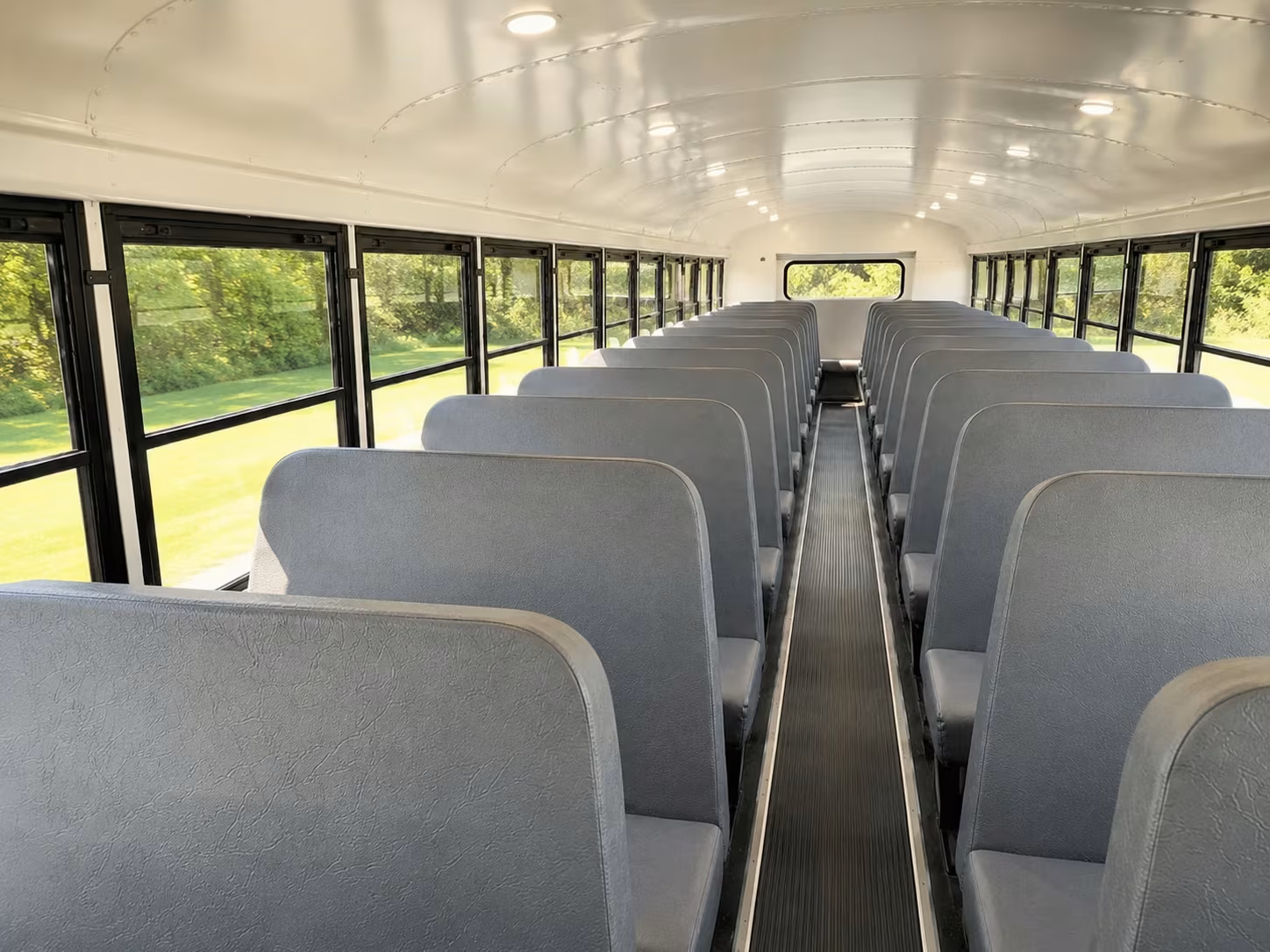 school bus interior