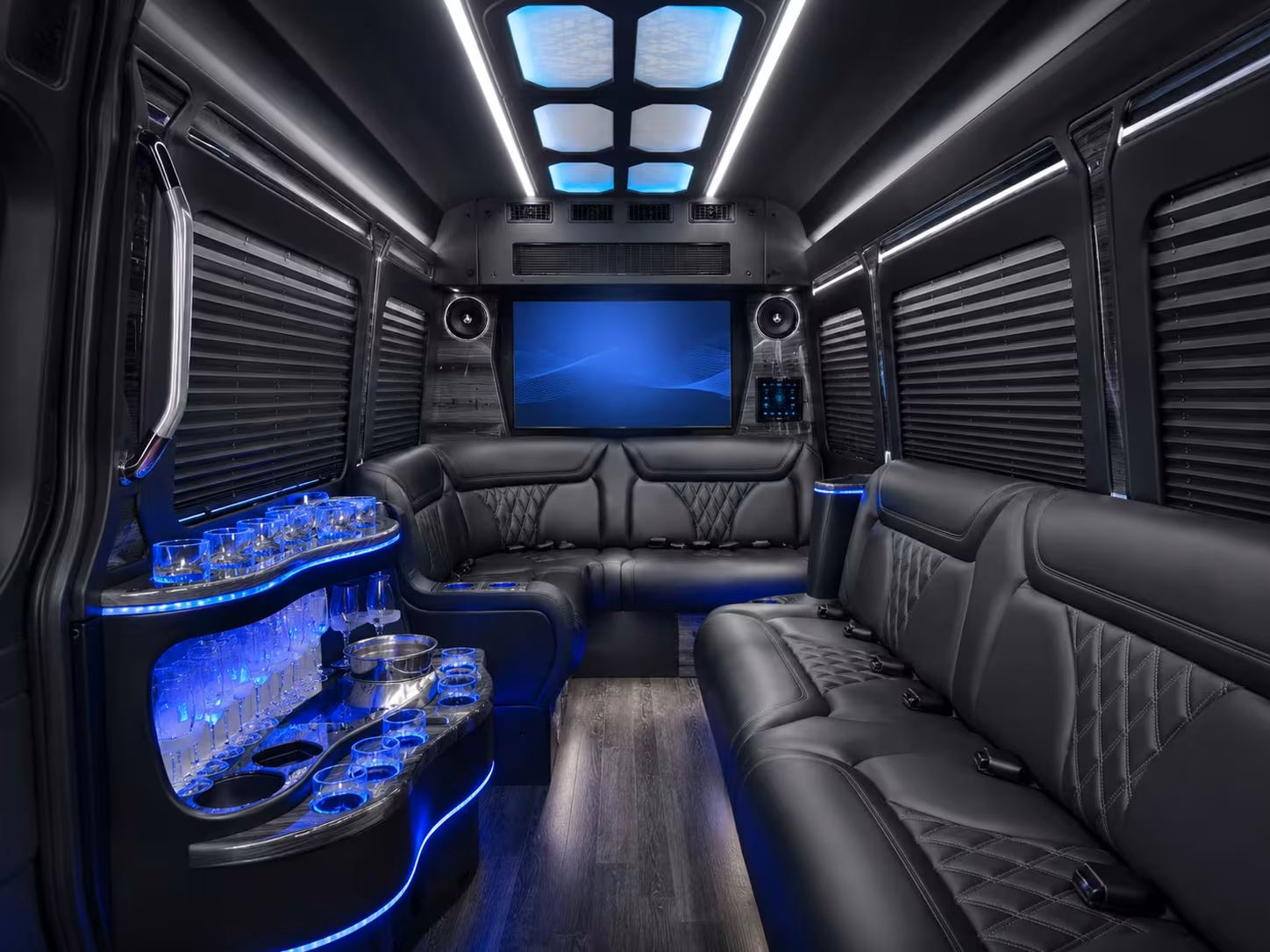 sprinter van transportation for groups and events across whittier