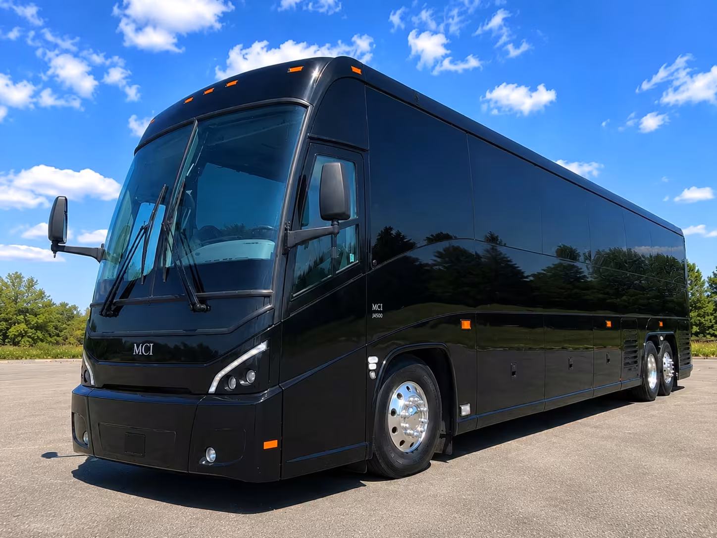 whittier charter bus rental exterior