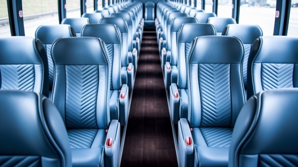 54 passenger charter bus interior whittier