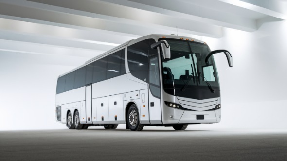 54 passenger charter bus whittier