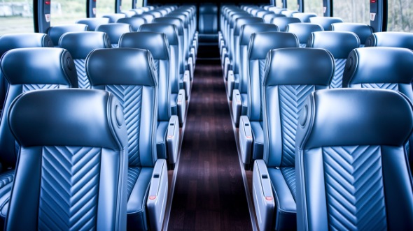 56 passenger charter bus interior whittier
