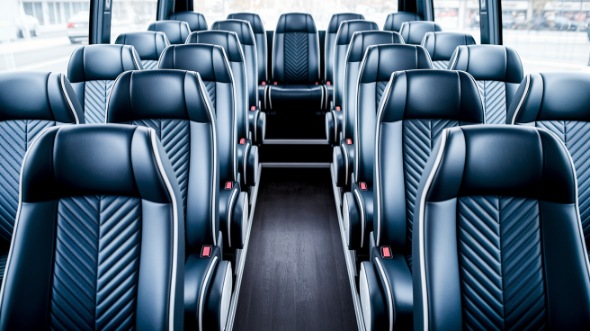 whittier 15 passenger minibus inside