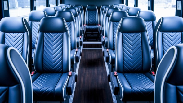 whittier 25 passenger minibus inside