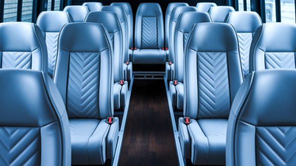 whittier 30 passenger minibus inside